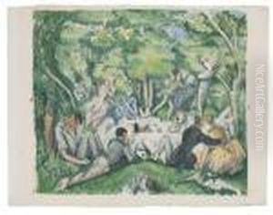 Dejeuner Sur L'herbe by Paul Cezanne