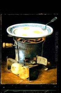 Eggs Cooking on a Stove