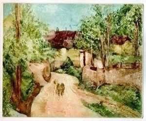 A Auvers by Paul Cezanne