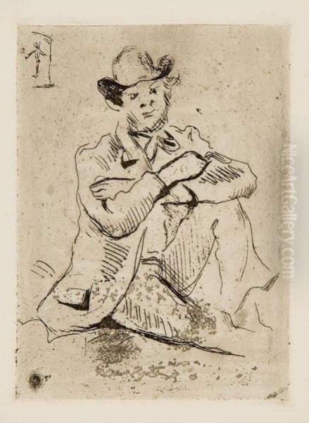 Portrait De Peintre A. Guillaumin Au Pendu (c.2) - view 1
