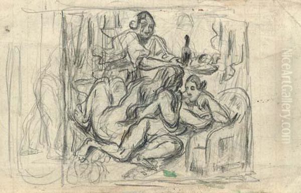Study For L'apres-midi A Naples - view 1