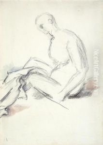 Nu Assis (ishmael) by Paul Cezanne