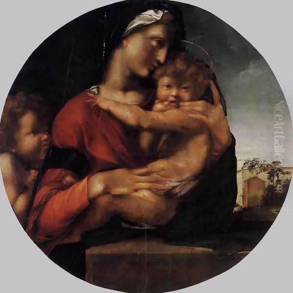 Madonna and Child with the Young St John - view 1