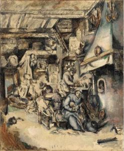 La Famille De Paysans (d'apres Adriaen Van Ostade)