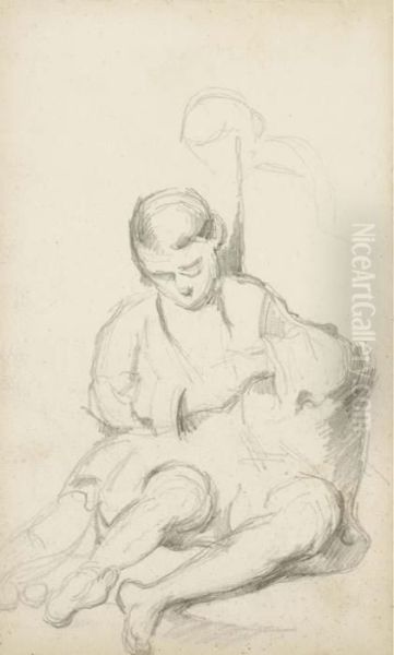 D'apres Bartolome Esteban Murillo: Nino Espulgandose - view 1