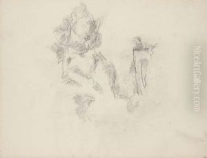 Dans La Carriere De Bibemus by Paul Cezanne