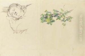 Madame Cezanne (la Dormeuse) by Paul Cezanne