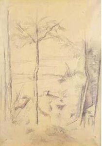 Paysage by Paul Cezanne