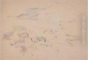 Montagne Sainte-victoire by Paul Cezanne