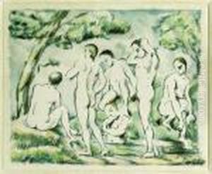 Les Baigneurs, Petite Planche (venturi 1156; Druick Iii; Johnson22)
