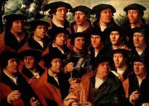 Group Portrait of the Shooting Company of Amsterdam by Dirck Jakobsz