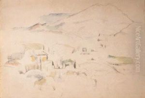 Montagne Sainte-victoire by Paul Cezanne