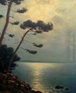 Mediterranean Coastal Sunset by Arsene Chabanian