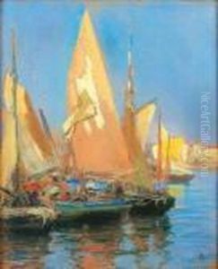 Le Port De Saint-tropez by Arsene Chabanian