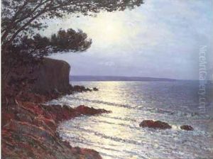 Coucher De Soleil Sur La Mer. by Arsene Chabanian