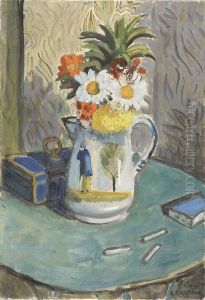 Fleurs Dans Un Pichet by Auguste Chabaud