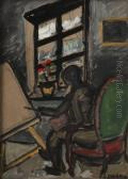 Le Peintre Au Chevalet - view 1