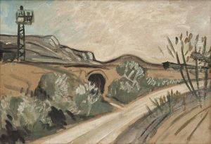La Route Blanche by Auguste Chabaud