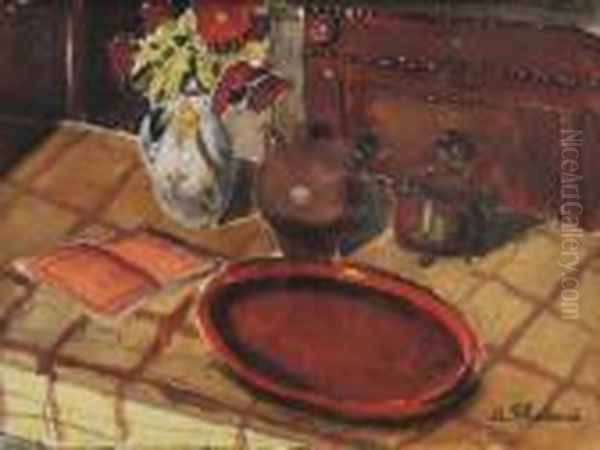 Nature Morte Sur Un Entablement - view 1