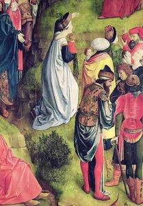 Triptych of the Crucifixion 2 by van Gent (Joos van Wassenhove) Joos