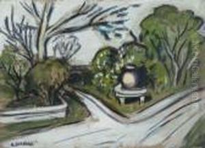 La Route Blanche by Auguste Chabaud