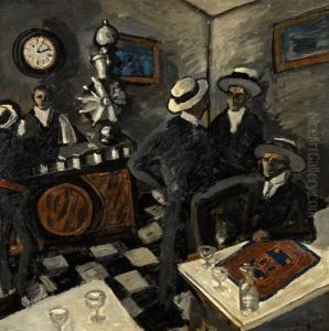 Le Bar Aux Canotiers by Auguste Chabaud