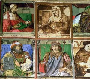 The Study of Federigo da Montefeltro Duke of Urbino by van Gent (Joos van Wassenhove) Joos