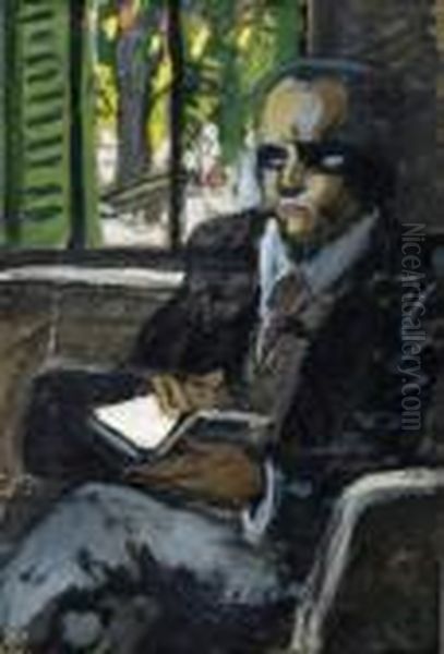 Portrait D'homme Au Livre - view 1