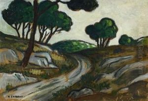 Route Des Alpilles by Auguste Chabaud