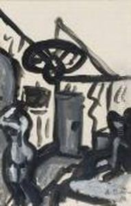 Scene De Maison Close. by Auguste Chabaud