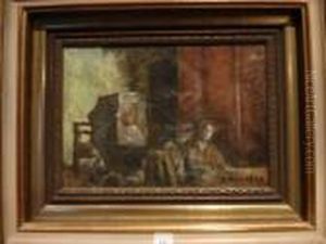 Scene D'interieur by Auguste Chabaud