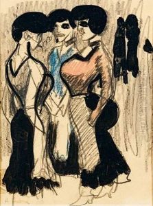 Femmes Conversant by Auguste Chabaud
