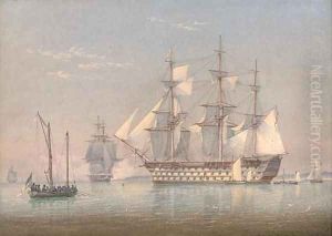 A First Rate lying in Spithead