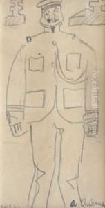 Militaire Barbu by Auguste Chabaud
