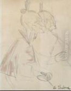 Les Deux Arlesiennes by Auguste Chabaud