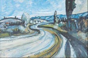 Route De Saint Remy by Auguste Chabaud