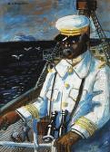 Le Commandant Sur Passerelle - view 1