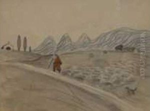 Berger En Haute Provence by Auguste Chabaud