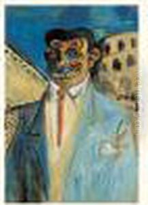 L'aficionado Devant L'arene, Circa 1908-1909