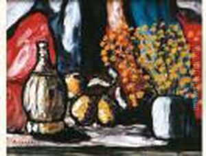 Nature Morte Au Mimosa by Auguste Chabaud