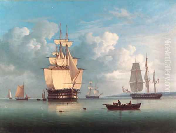 A Squadron at Anchor - view 1