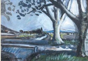 "paysage De Provence" by Auguste Chabaud