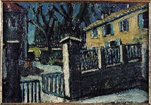 Le Portail Du Jardin by Auguste Chabaud