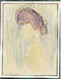 Tete De Femme En Cheveux by Auguste Chabaud