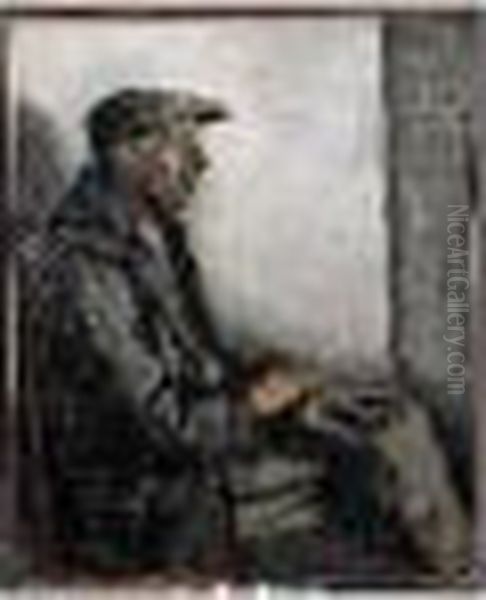 Portrait De Paysan De Profil. - view 1