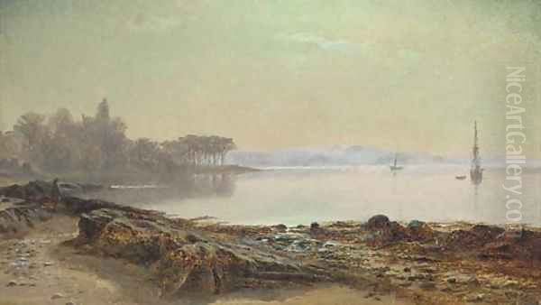 Looking across the lake on a calm day - view 1