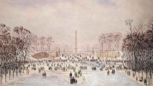 Skating in the Tuileries by Theodore Jung
