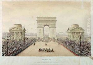 Entry of Napoleon III into Paris through the Arc de Triomphe