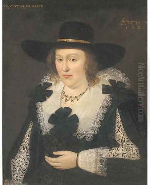 Portrait of Lettice Morison, Viscountess Falkland (1610-1646), Wife of Lucius Cary, 2nd Viscount Falkland, half-length - view 1