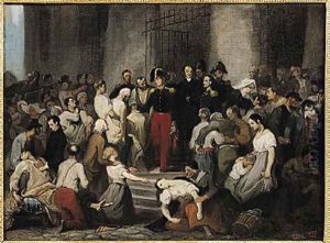 The Duke of Orleans Visiting the Sick at lHotel Dieu During the Cholera Epidemic in 1832